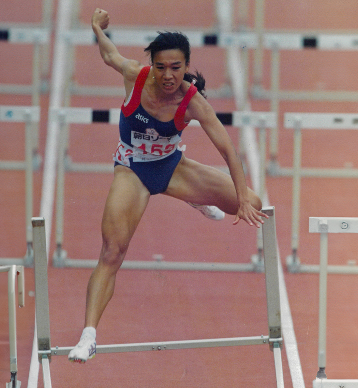 1994廣島亞運馬君萍參與女子七項運動以5786分奪得銅牌。資料來源：馬君萍。