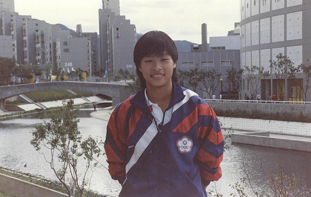 1988漢城奧運童雅琳個人照。