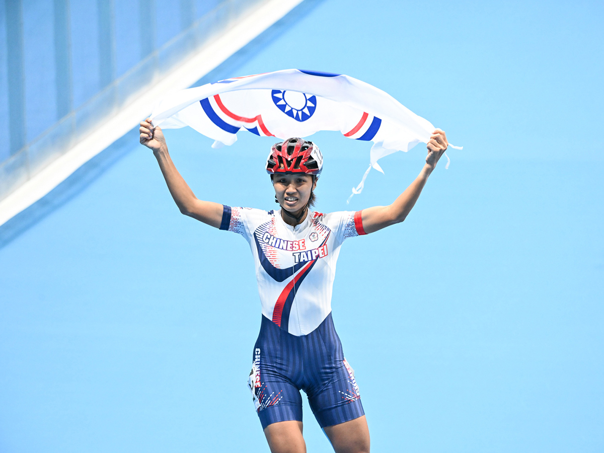 2022年杭州亞運會，李孟竹女子1000公尺爭先賽勇奪金牌。