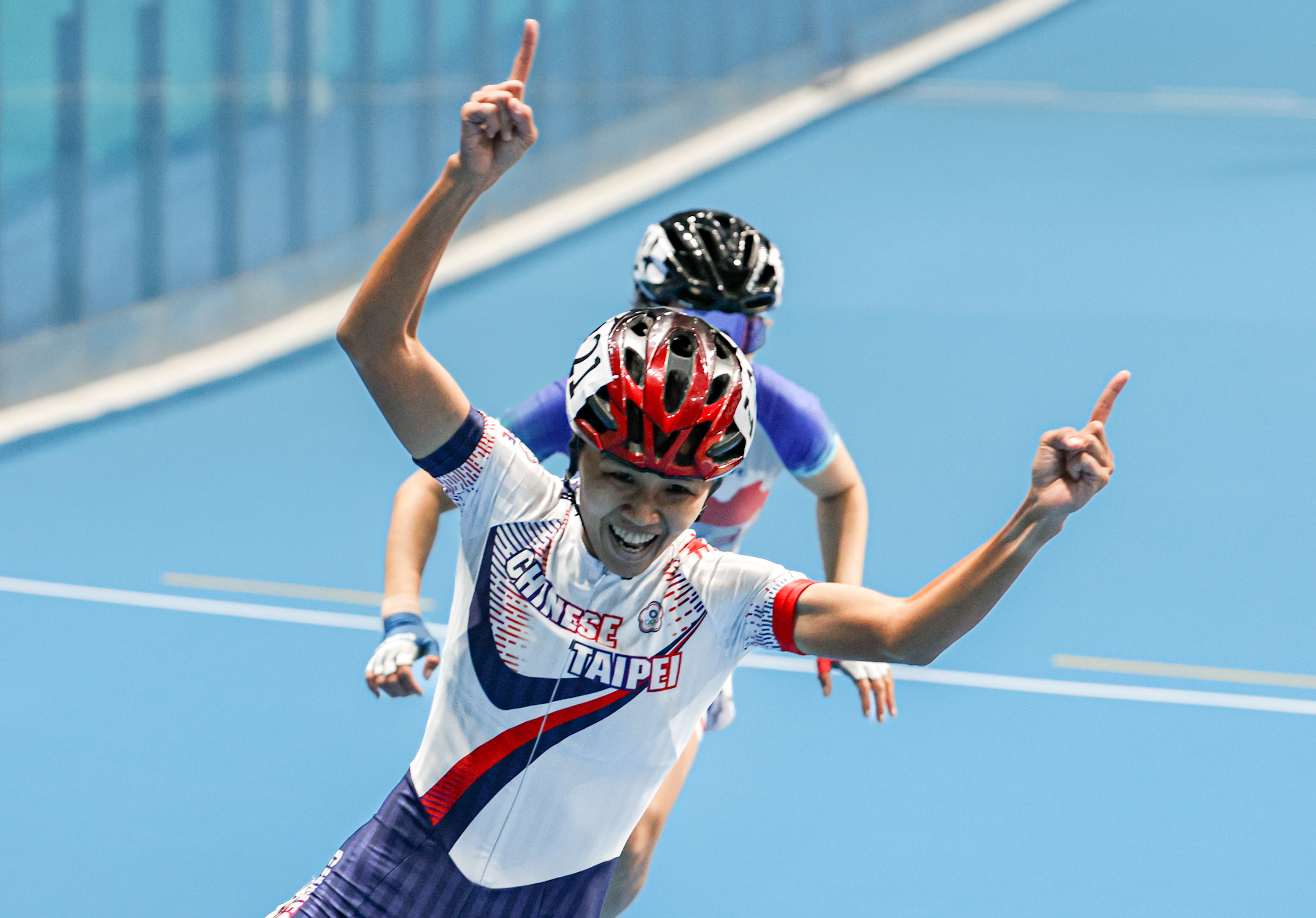 2022年杭州亞運會，李孟竹女子1000公尺爭先賽勇奪金牌。