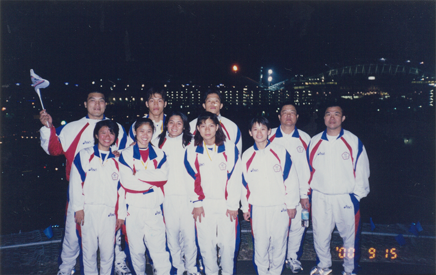 2000雪梨奧運開幕式合照。