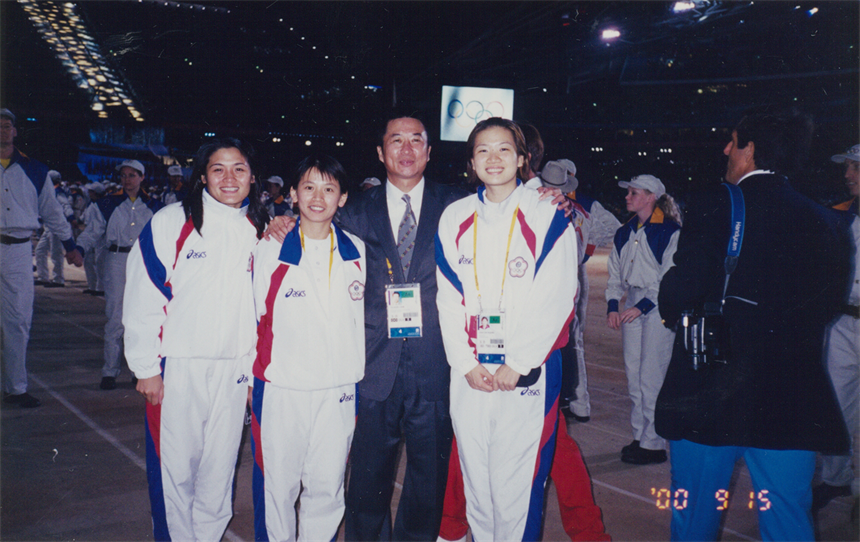 2000雪梨奧運開幕式合照。