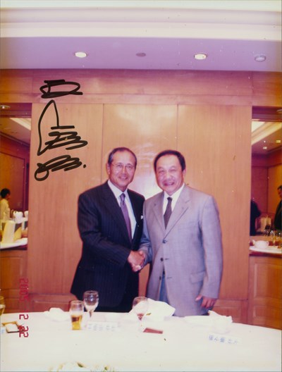 林華韋2006年與王貞治合照