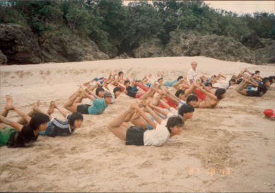 女足木蘭隊1987年訓練場景照片(一)