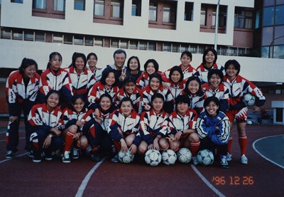 高庸收藏之1996年銘傳女足隊合照