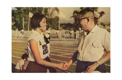 紀政「1962年臺灣省第17屆全省運動會」比賽照（三）